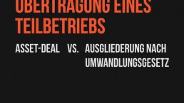 Übertragung eines Teilbetriebs