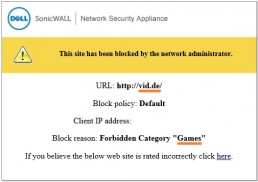 Fehlermeldung Firewall